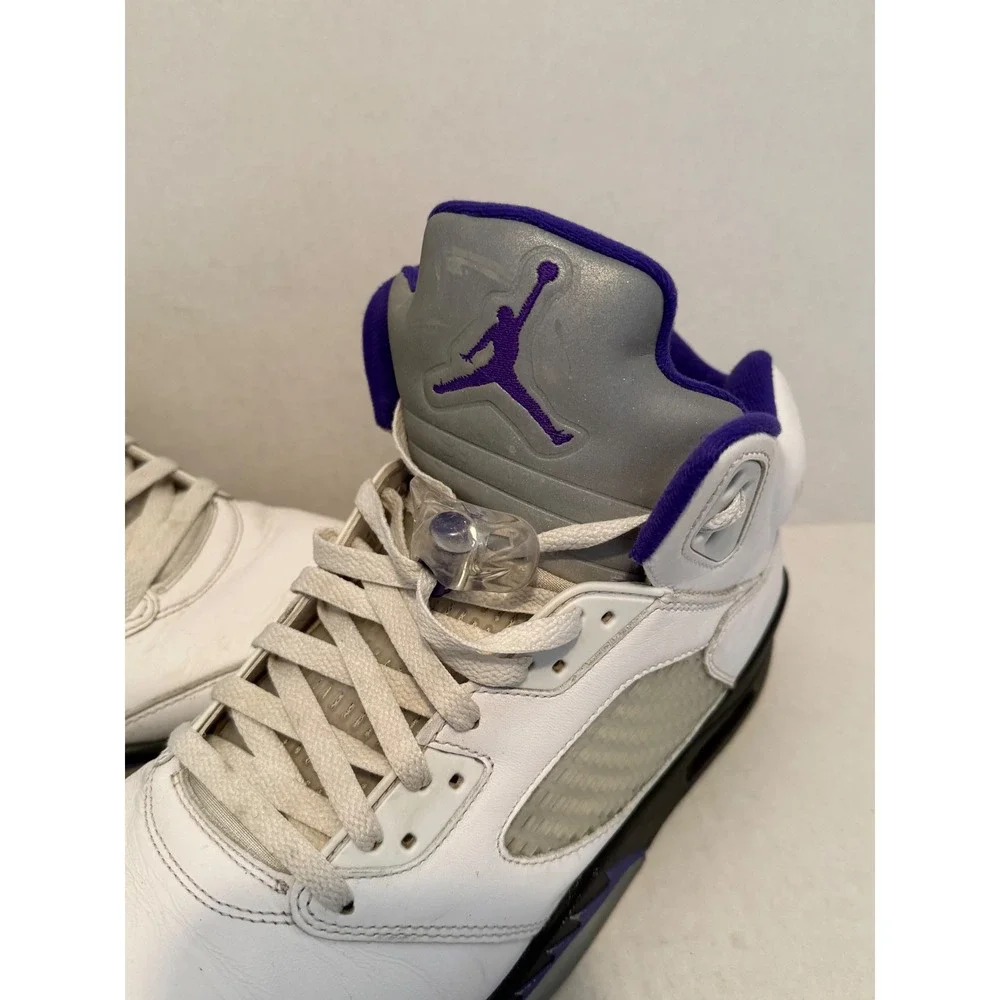 Air Jordan 5 Retro Concord White‎ Purple Black DD0587-141 Mens Size 13